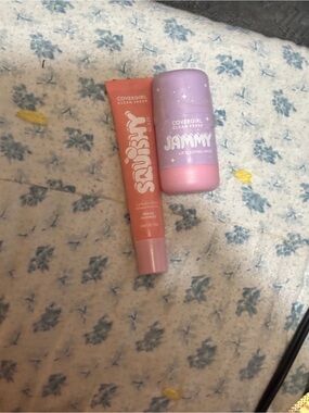 COVERGIRL Jammy Lip Sleeping Mask & Smooshy Lip Gloss - Pink & Lavender& peach